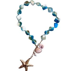 Ocean-Themed Necklace with Starfish Pendant